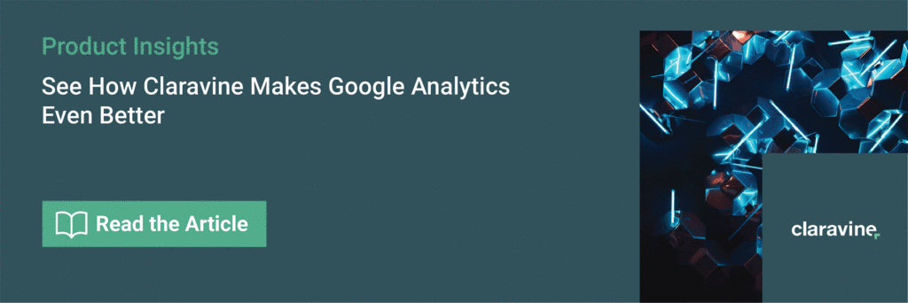 see how claravine makes google analytics even better tile