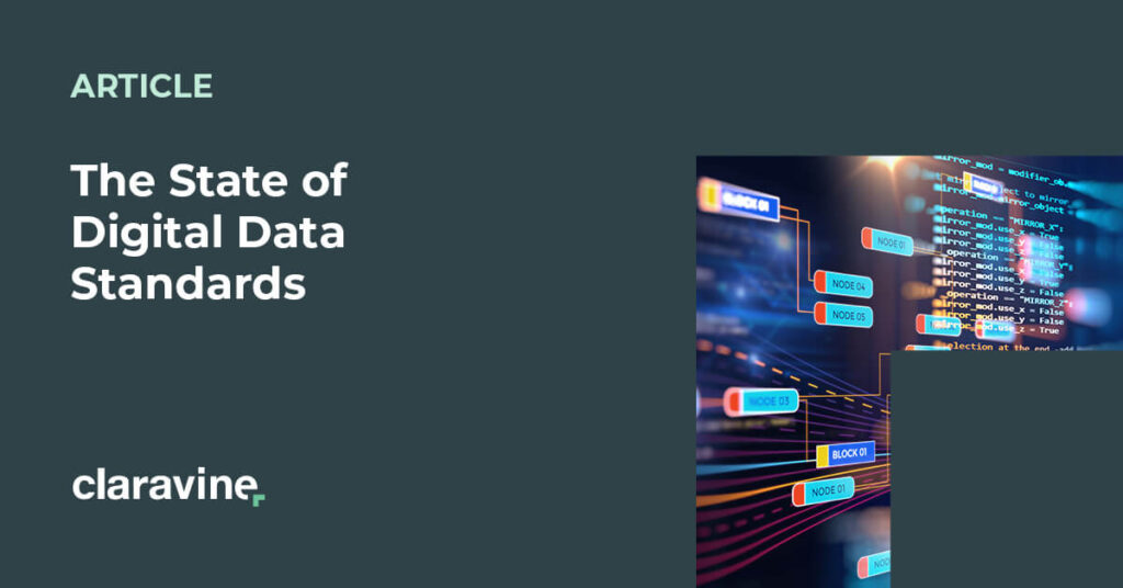 the state of digital data standards title graphic