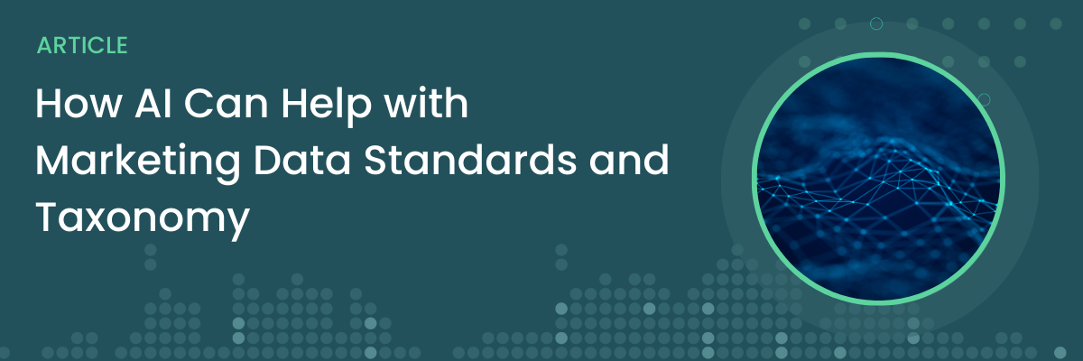 AI assisting marketing data standards