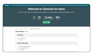 Claravine Academy launch announcement with the Claravine Academy logo