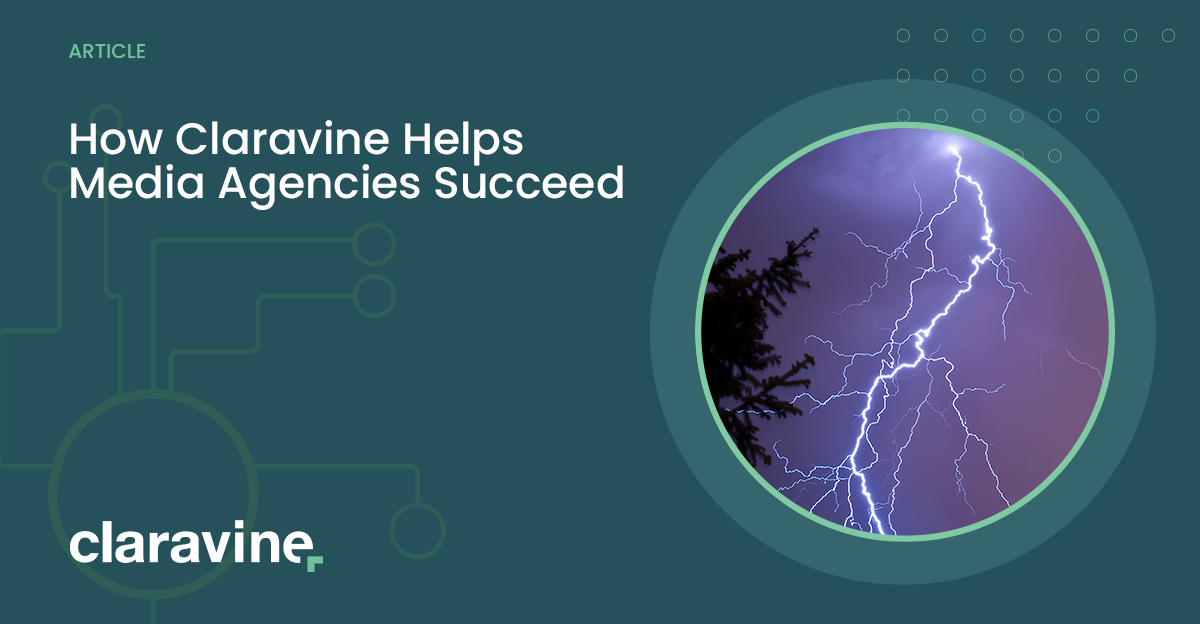 how claravine helps media agencies succeed title graphic