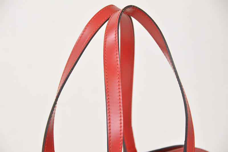 Used Louis Vuitton Red Epi Soufflot Hand Bag M5222E